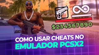 PCSX2 Como usar CHEATS Códigos no emulador do PS2 [upl. by Eizzo]