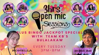 NONSTOP 3HRS OPEN MIC WITH TEAM KBs BULALAKAW PLUS GAMES [upl. by Ambert]