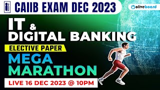 CAIIB Exam Dec 2023  CAIIB IT and Digital Banking 2023  Elective Paper  Mega Marathon [upl. by Apfel]