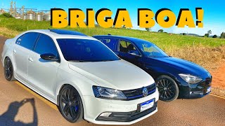 VW JETTA 20 TSI X BMW 120I AMBOS STAGE 2 QUEM ANDA MAIS [upl. by Leunad]