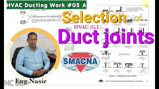 39 HVACGI duct joint slip amp drive companion steel flange method using SMACNA standards [upl. by Bach]