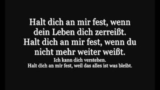 Halt dich an mir fest Revolverheld ft Marta Jandová lyrics [upl. by Sidoma]