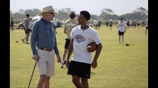 Bryce Young micd up at Manning Passing Academy [upl. by Hadden]