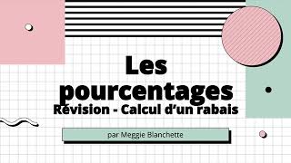 Calcul d’un rabais [upl. by Mariel81]