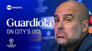 Pep Guardiola on Manchester Citys Champions League Campaign 🔵 [upl. by Magdala]