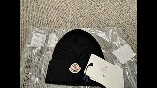 Moncler Beanie for men Unboxing [upl. by Ellerahc]