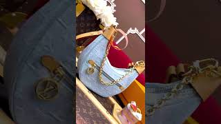 Louis Vuitton M24846 denim moon bag [upl. by Newmark]