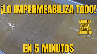 ¡Impermeabilízalo TODO por solo 2€ con este invento absurdo [upl. by Aloivaf]