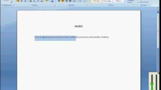 Cómo crear un hacer un texto en Microsoft Word Instrucciones básicas [upl. by Helbona23]