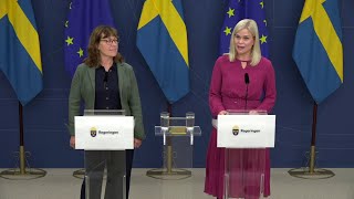 Paulina Brandberg presenterar ny generaldirektör för Jämställdhetsmyndigheten [upl. by Cannon]