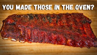 EASY Baby Back Ribs In The Oven  The Perfect Oven Ribs [upl. by Nenney490]