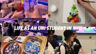 NYU VLOG  Uni Student Events amp Parties 🎉🎨 [upl. by Eziechiele]