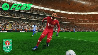 Brighton Vs Liverpool  Ft Salah Luis Diaz  Carabao Cup  Full Match  FC 24 [upl. by Alinna]