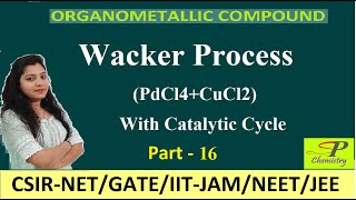 Wacker Process  Wacker Oxidation  Catalytic Reaction  Conversion Of Alkenes to Acetaldehyde [upl. by Jaan273]