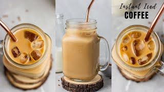 HOW TO MAKE ICED COFFEE QUICK AND EASY RECIPE [upl. by Roanne853]