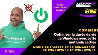 Pour faire durer votre windows apprenez comment léteindre [upl. by Gianni997]