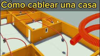 Cómo cablear una casa desde cero  Electricidad básica [upl. by Janice]