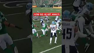 How did he pull off this punt return touchdown cfl football [upl. by Icram]