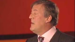 Stephen Fry  Intelligence Squared debate 1 [upl. by Crandell]