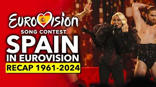 🇪🇸 España en Eurovisión 1961  2024  RECAP Spain in the Eurovision Song Contest [upl. by Otrebcire644]