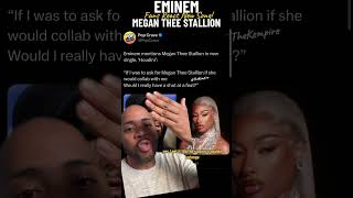 Fans Slams Eminem for Megan Thee Stallion Lyrics in New Song Houdini [upl. by Ahsital]