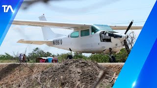 Una narcoavioneta fue interceptada en Chanduy Santa Elena [upl. by Didi]