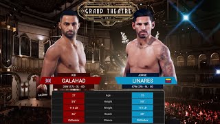 Kid Galahad vs Jorge Linares Sunday night boxing [upl. by Siegel]