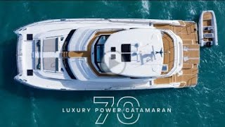 Aquila 70 Luxury Power Catamaran A Yacht Built for Exploring Your World [upl. by Mannes]