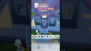 The Sims 4  Pastel Halloween Tiny House  Speed Build [upl. by Wollis]