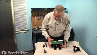 Refrigerator Repair  Replacing the Ice Actuator Frigidaire Part  241681703 [upl. by Anelrats]