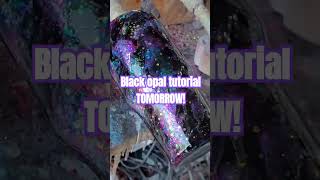 Black Opal Tumbler Tutorial TOMORROW glitter tumblers glittertumblertutorial blackopal [upl. by Julio]