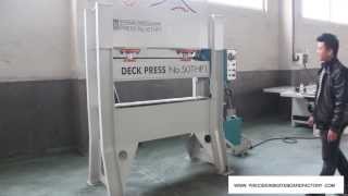 Precision Hydraulic Skateboard Deck Press 50 THP 1 [upl. by Kain]