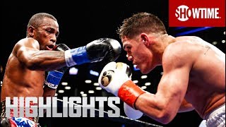 Lara vs Castano Highlights  SHOWTIME CHAMPIONSHIP BOXING [upl. by Notyalc122]