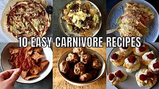 10 EASY CARNIVORE RECIPE THE BEST CARNIVORE RECIPES [upl. by Rebna343]