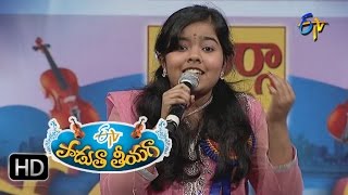 Pedave Palikina Matallone Song  Bhavana Performance in ETV Padutha Theeyaga  18th July 2016 [upl. by Suoivart33]