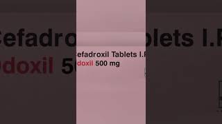 Odoxil 500 Tablet uses side effects and doses in Hindi shots [upl. by Morice102]