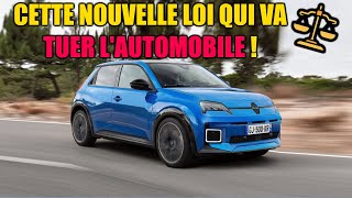 CETTE NOUVELLE LOI QUI VA TUER LA VOITURE EN 2025 [upl. by Aerdua]