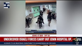 Undercover Israeli forces carry out operation in West Banks Jenin hospital [upl. by Syd]