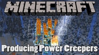 Minecraft  Producing Charged Creepers HD [upl. by Allyson]