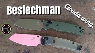 BESTECHMAN CICADAS WING BladeHQ Exclusive 315quot 10Cr15MoV Blade G10 Scales BLock Folding Knife [upl. by Casimir]