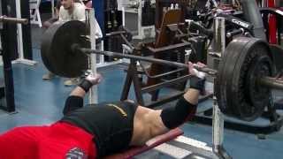 Greg Doucette quotIFBB PROquot Bench Press 450 for 7 paused [upl. by Aramoix123]