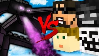 KILL THE ENDER DRAGON 1v1v1v1 in Minecraft Bed Wars [upl. by Yentrok]