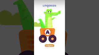 ABCD Words for Kids 🛻🎶 Sing along with the ABC TRUCK with Lingokids abcdsong forkids [upl. by Anelet]