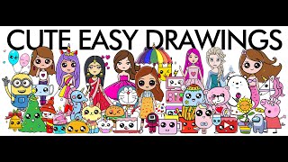 Cute Easy Drawings [upl. by Notsyrb]