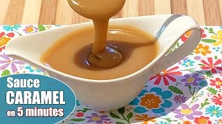 Sauce caramel maison en moins de 5 minutes facile rapide et inratable [upl. by Cowles]