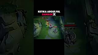 Ketika argus ful damage☠️short MLBB mobilelegends [upl. by Debee]