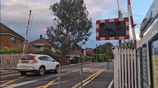 Warblington level crossing in Hampshire [upl. by Nwahsar73]