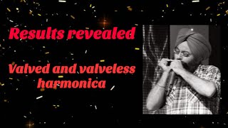 Results revealed  valved and valveless harmonica [upl. by Bahr]