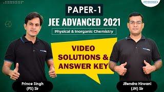 🔥Paper 1 Video Solutions JEE Advanced 2021  JEE Advanced  JEE Advanced Solutions jeeadvance2021 [upl. by Bruce]