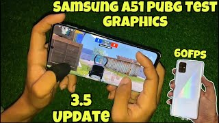 BEST HANDCAM GAMEPLAY ON SAMSUNG GALAXY A51 SAMSUNG A51 PUBG TEST 35 UPDATE  LENZZ GAMING [upl. by Illah]